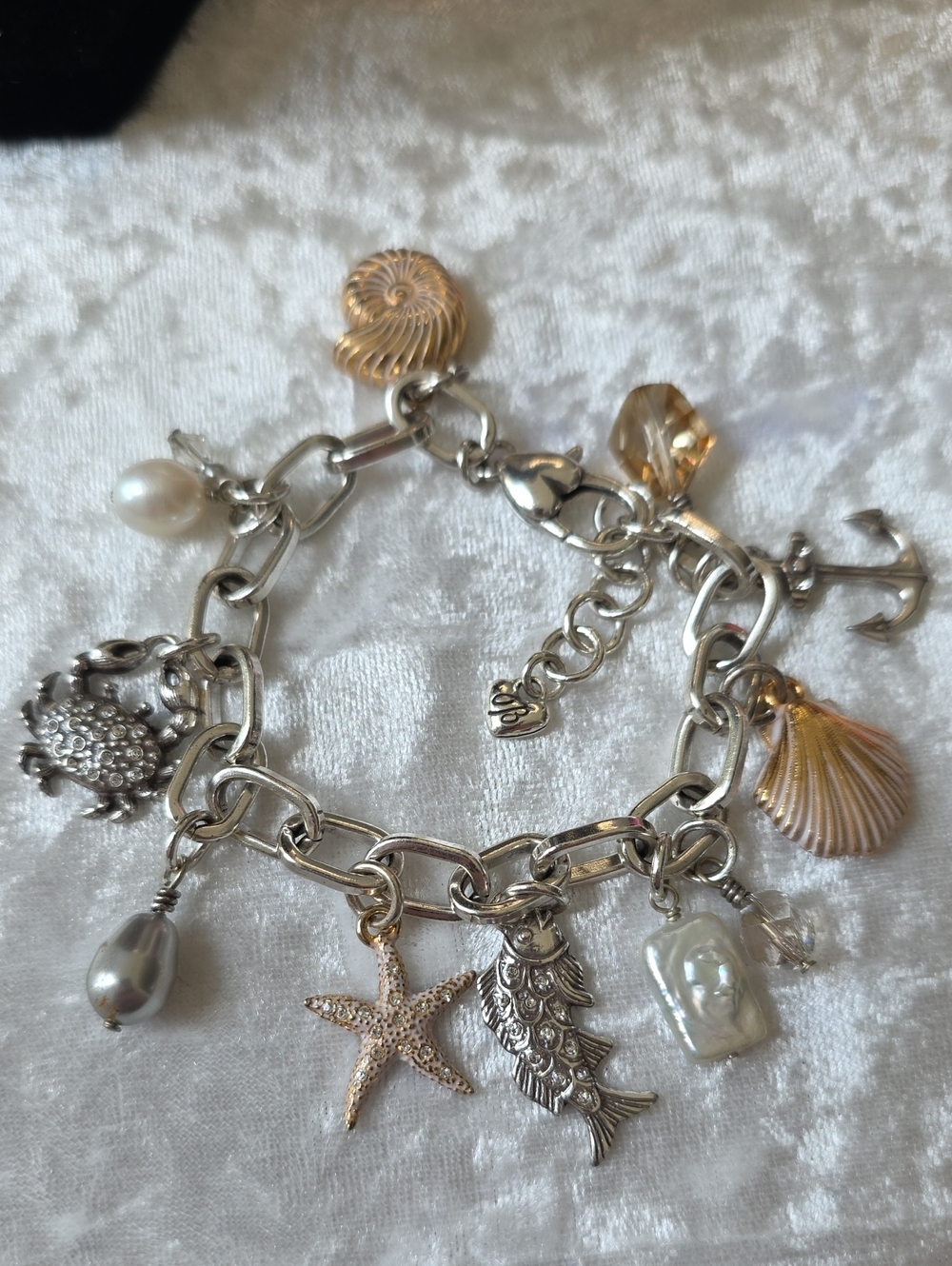 Brighton Coastal Dainty Charm Chain Necklace & Bracelet - Picture 9 of 14